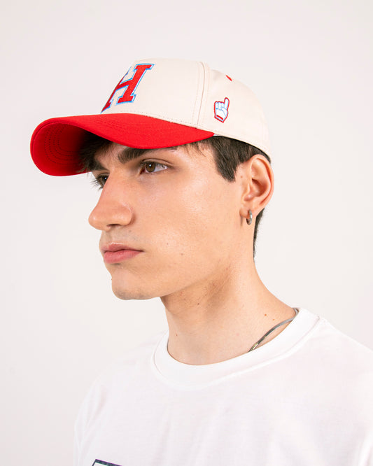 Hero Hat Varsity - Red&LightBlue