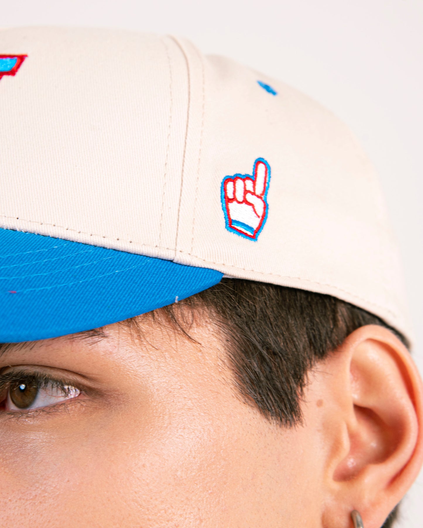 Hero Hat Varsity - LightBlue&Orange