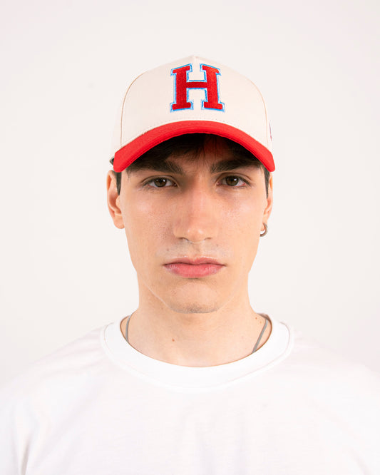 Hero Hat Varsity - Red&LightBlue