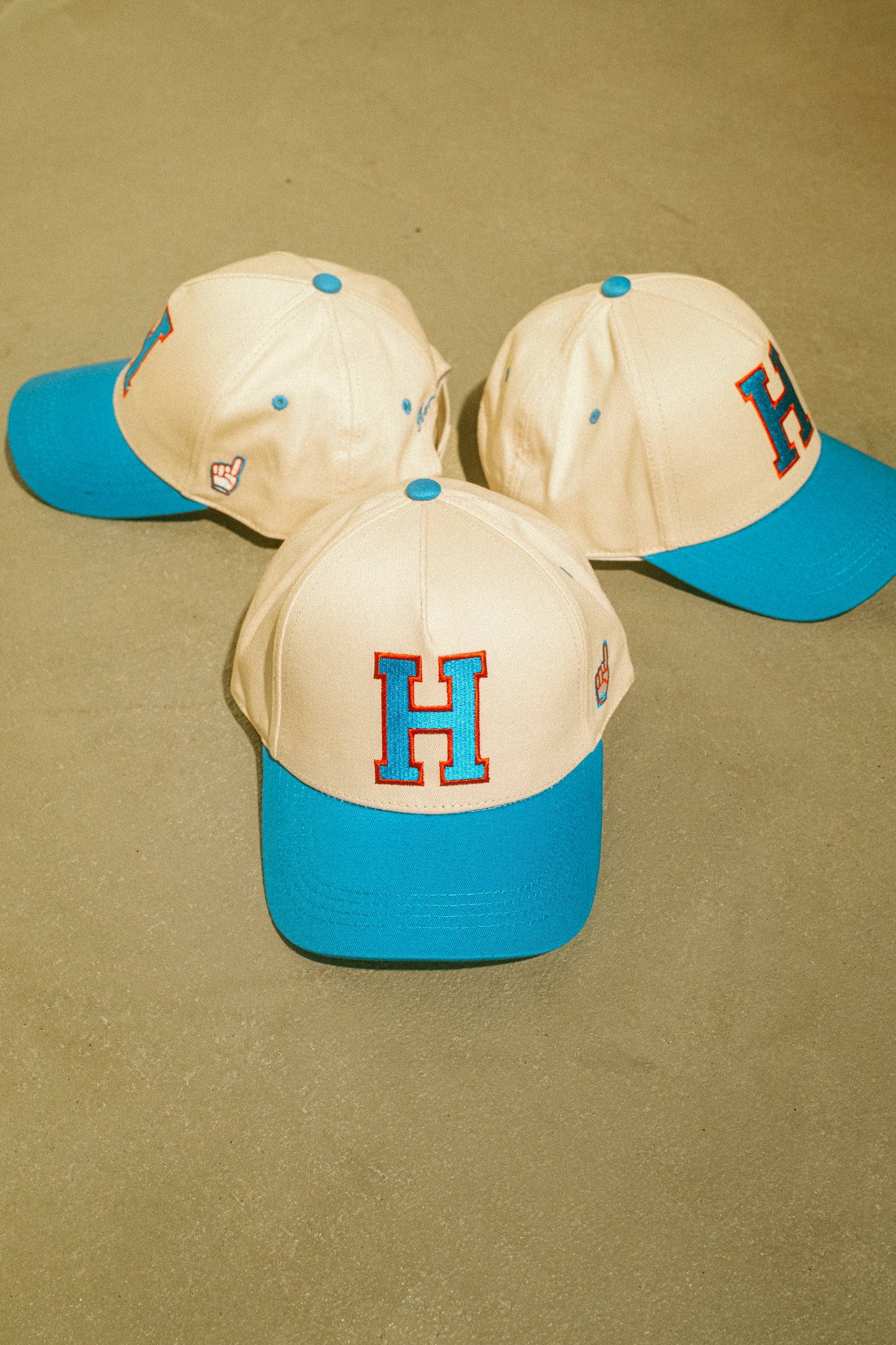 Hero Hat Varsity - LightBlue&Orange